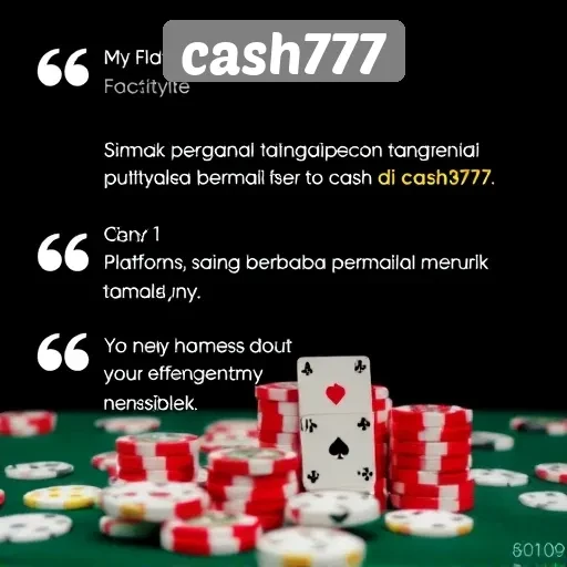 Tanggapan Pengguna Terhadap Pengalaman Bermain di Cash777